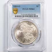 1884 0 Morgan Dollar PCGS MS64.