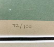 Peter Holbrook Limited Edition 72/100 Color Lithograph