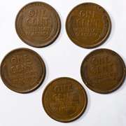 5 1909 VDB Lincoln Type Cents