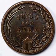 Sharp 1863 Near Unc Washington Civil Wasr Token