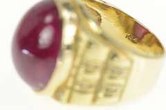 14K Yellow Gold 26.20 Ctw Tourmaline Diamond Statement Ring