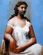 Pablo Picasso, Seated Woman in a Chemise
