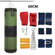 Filled Adult Hanging Punch Bag Heavy Boxing Training