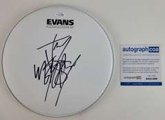 Slipknot Jay Weinberg Autographed Evans Drumhead ACOA