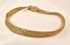 Reflective 14k Riccio Link Bracelet