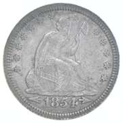 1854 Seated Liberty Quarter