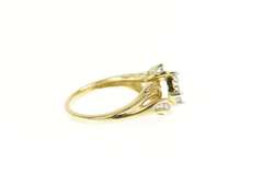 14K Yellow Gold 0.46 Ctw Princess Diamond Squared Engagement Ring