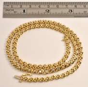 Pretty XOX Style Diamond Necklace