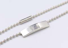 Chi Gucci ID Bar Choker Necklace