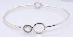 Ippolita Diamond Stella Sterling Silver Bangle