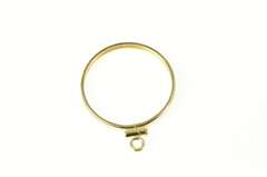 14K Yellow Gold 10 Peso Gold Coin Holder Statement Pendant
