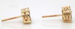 Wonderful 10kt Diamond Cluster Earrings