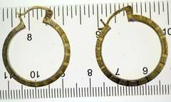 Sterling Silver Two pairs Hoop Earrings