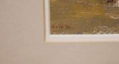 Beautiful Original oil on paper Abstract painting