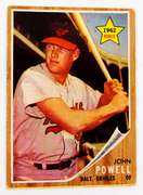 Boog Powell 1962 Topps Rookie Baseball Card