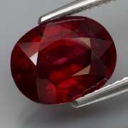Top violet red 3.96ct Rhodolite Garnet
