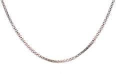 Italian White Gold Chain Necklace