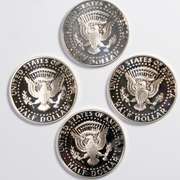 4 Proof Kennedy Silver Halves 2000 S 2001 S 2005 S & 2006 S S