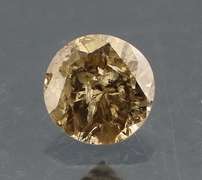 Eye catching 0.20ct smooth cut Chocolate Diamond solitaire