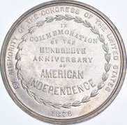 1876 100th Anniversary Of American Independence Commemorative 20
