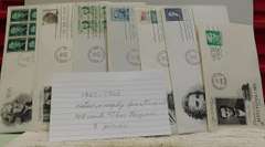 Stamps: 8 pcs 1967-68 First day covers