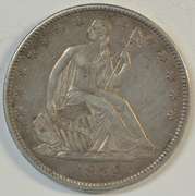 Razor-sharp AU 1859-O No Motto Seated Liberty Half Dollar