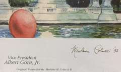 Marlene Colucci  Signed Lithograph Washington DC