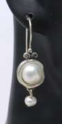 Sterling Silver Pearl Earrings