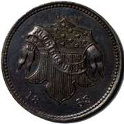1863 Staudingers  NYC Civil War Store Card