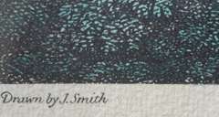 Framed J.Smith Vintage Engraving