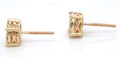 Wonderful 10kt Diamond Cluster Earrings