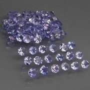 Glittering 3.64ct bright blue violet Tanzanite set