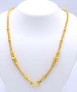 Set of 22kt Indian Gold Necklace and Bracelet