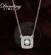 Dancing Stone Inclusion of Love 925-Sterling-Silver