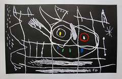 Joan Miro, Couple d’Oiseaux III