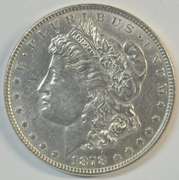 Real flashy 1878-P 7TF Morgan Silver Dollar