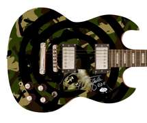 Zakk Wylde Black Label Society Autographed Signed Photo Guitar ACOA