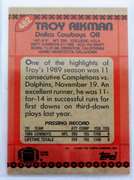 Troy Aikman 1990 Topps Super Rookie Football Card