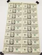 (16) $20 1996 F United States Federal Reserve Note -STAR Uncut Sheet