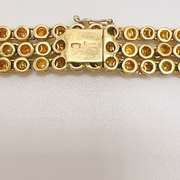 Incredible 18kt Yellow Gold & 4.0 Carat Diamond Necklace- 83.0 Grams!