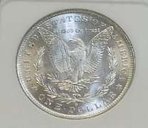 1884-O Morgan Dol NGC MS-64, near Gem