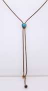 Vintage Sterling Silver Turquoise Necklace