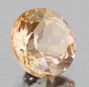 Brilliant champagne 3.67ct Imperial Topaz solitaire