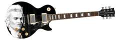 Billy Idol Autographed Signed Custom Graphics Photo Guitar ACOA