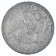 1854 Seated Liberty Quarter