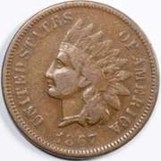 1867 Indian Cent