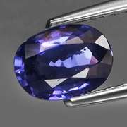 Stunning 1.05ct UNHEATED VS blue violet Sapphire