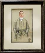 Framed Lithograph of A Gentleman