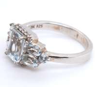 Vintage Sterling Silver Cubic Zirconia Ring