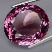 Halo flashing 22.08ct real unheated Bolivian Amethyst